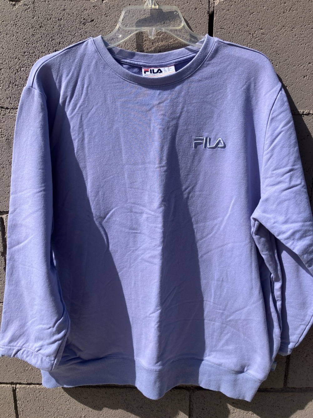 FILA women’s Light Purple Crewneck Sweatshirt